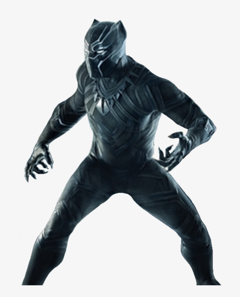 Civil War Black Panther Png - Black Panther Civil War Png, transparent png