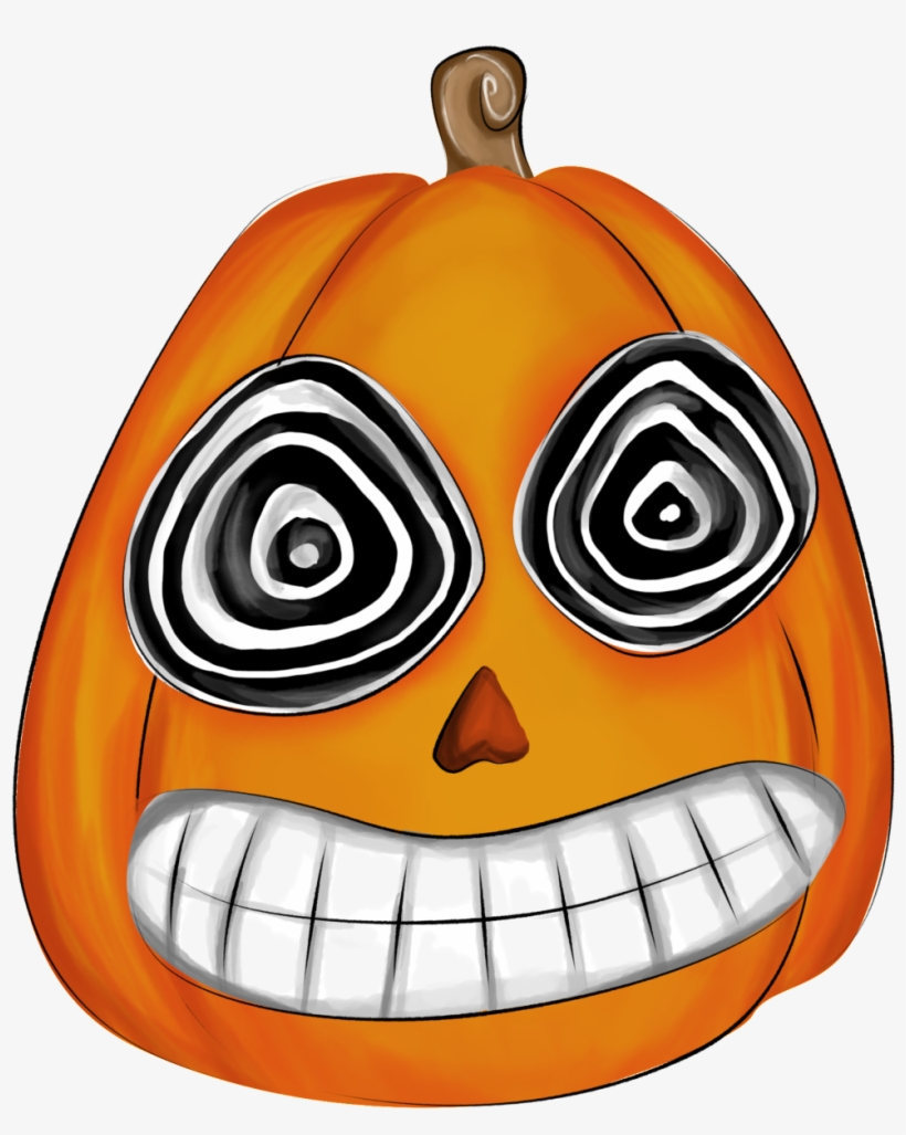 Orange Pumpkin Watercolor Hand Drawn Transparent - Pumpkin, transparent png
