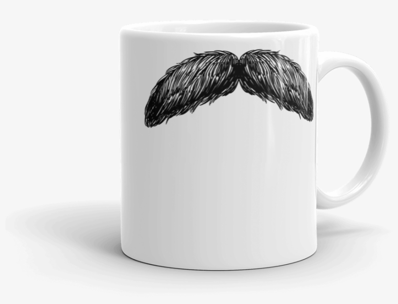 Mustache Mug Thick - Mug, transparent png