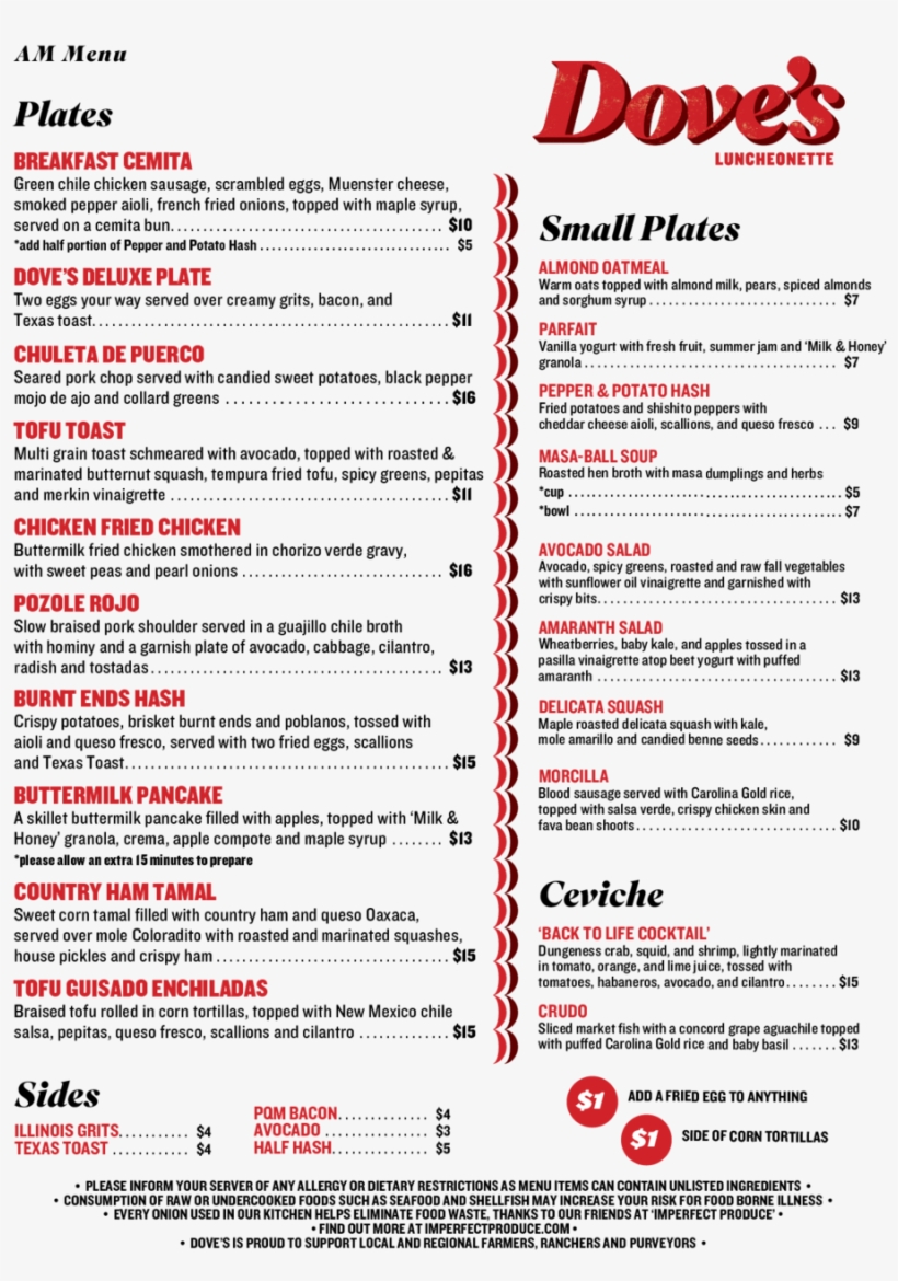 Doves Am Menu, transparent png