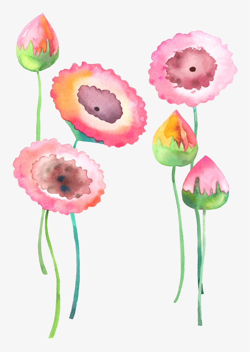 Png Royalty Free Library Watercolour Flowers Watercolor - Watercolor Flower Watercolour Png, transparent png