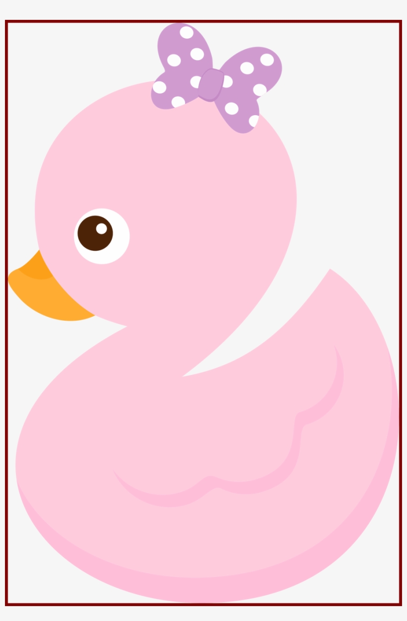 Doves Clipart Pink - Desenho Patinho De Borracha Png, transparent png