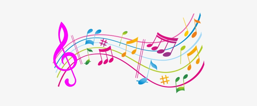This One Is Super Easy - Colourful Musical Notes, transparent png