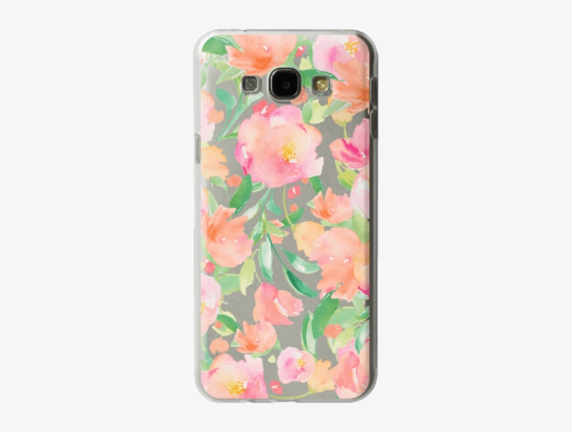 Cute Watercolor Flower Iphone Case - Floribunda, transparent png