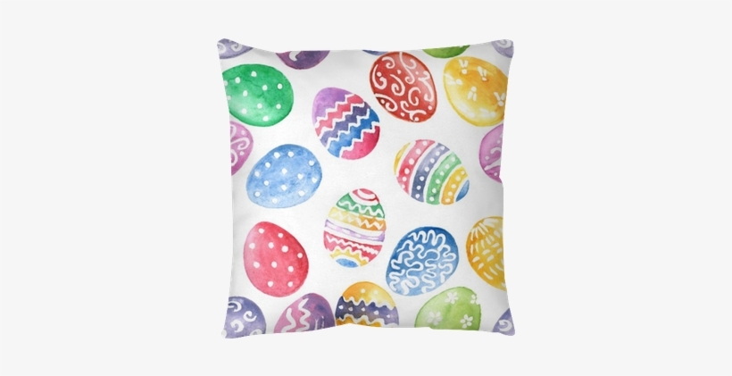 Eggs Seamless Pattern - Watercolor Painting, transparent png