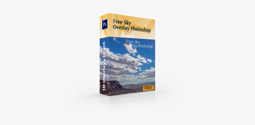 Free Photoshop Sky Overlays Cover Box - Adobe Photoshop, transparent png
