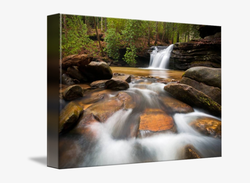Blue Drawing Waterfall Image Transparent Stock - Blue Ridge Mountain Waterfall, transparent png