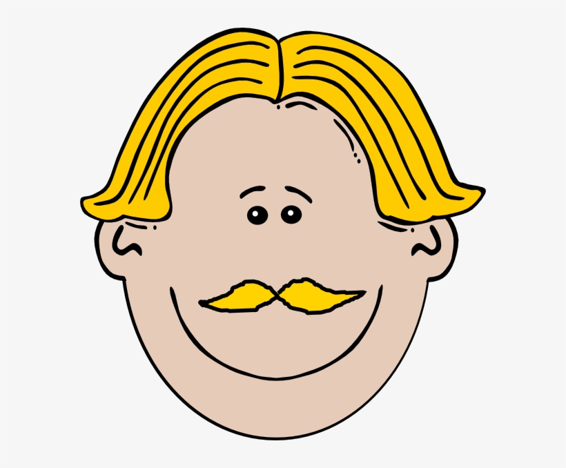 How To Set Use Blond Man With Mustache Clipart, transparent png