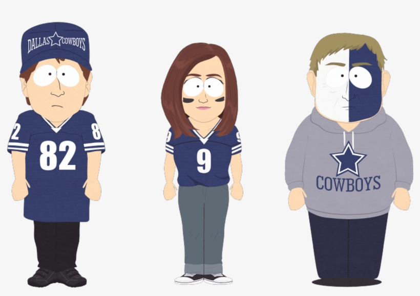 Dallas Cowboys Fans - Dallas Cowboys South Park, transparent png
