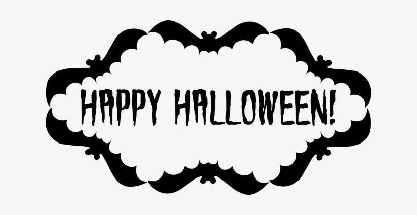 Happy Halloween Text Png Clipart - Halloween Png, transparent png