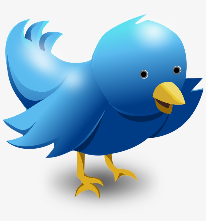 Twitter Tweet Bird Funny Cute Blue Messaging Mugs, transparent png