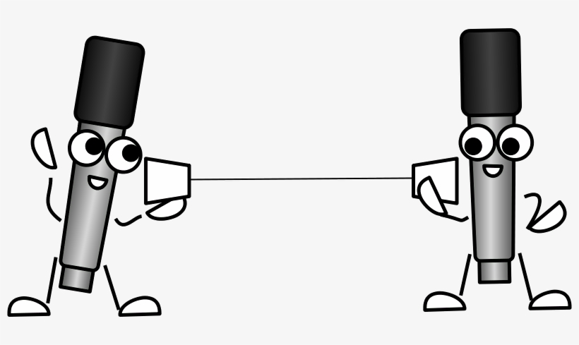 This Graphics Is Mike Mike On The Phone About The Microphone,the - Mike The Mic Png, transparent png