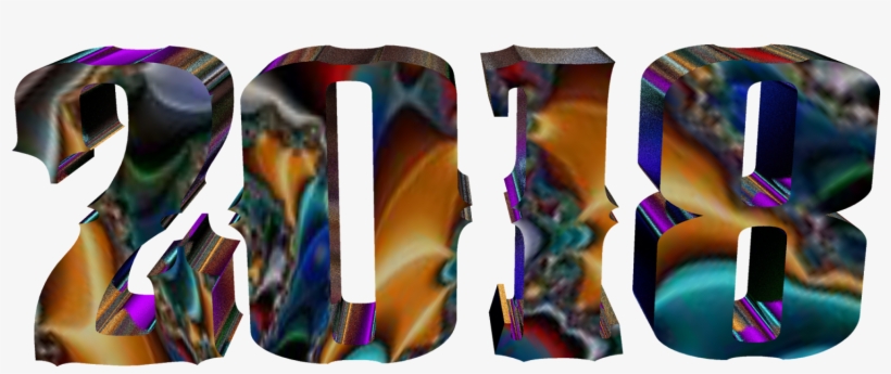 2018 Happy New Year Png Hd - Pattern, transparent png