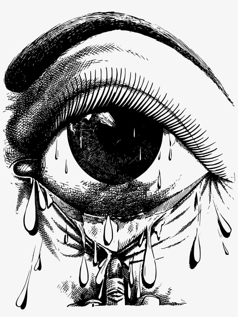 Clipart - Crying Eyes Clipart, transparent png