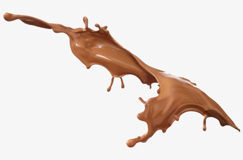 Chocolate Splash Png Clipart - Chocolate Drink Splash Png, transparent png