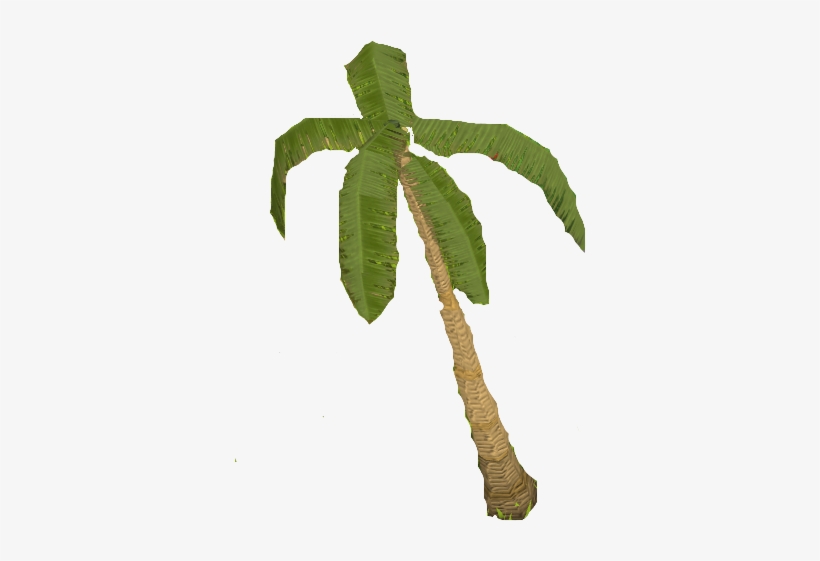 Leafy Palm Tree - Palm Tree Png Pixel, transparent png