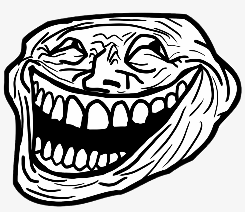 Troll Face, transparent png