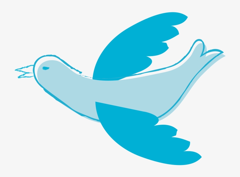 Clip Art Of Bird - Custom Blue Bird Shower Curtain, transparent png
