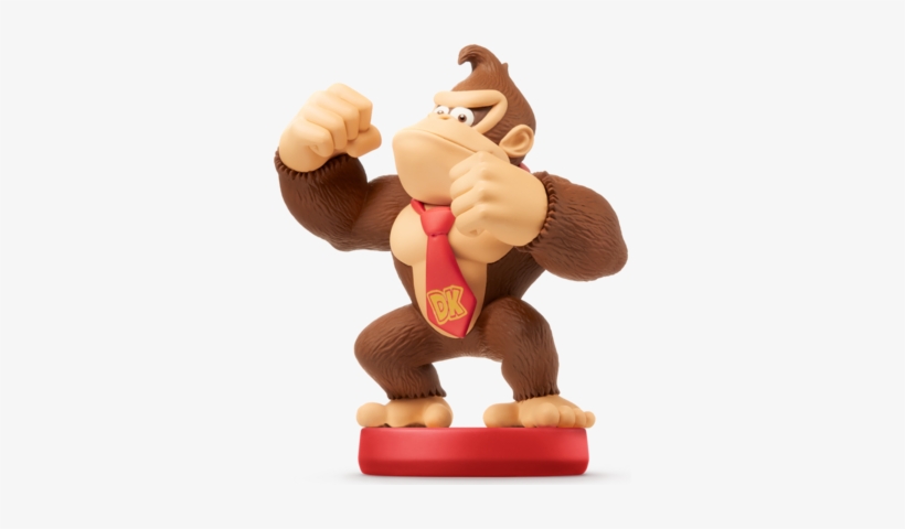 Donkey Kong Amiibo Figure - Super Mario Donkey Kong Amiibo, transparent png