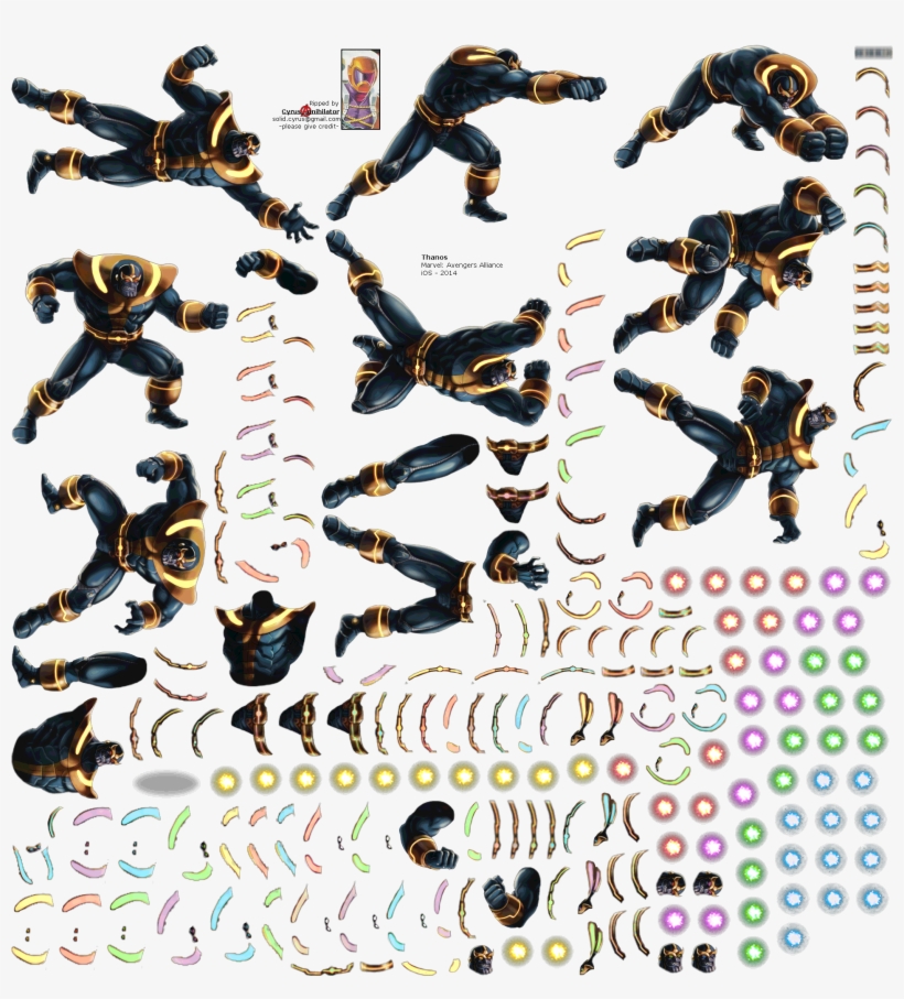 Click For Full Sized Image Thanos - Thanos Infyniti War Sprite, transparent png