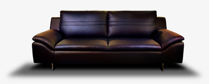 Sofa Png Image - Black Leather Sofa Png, transparent png