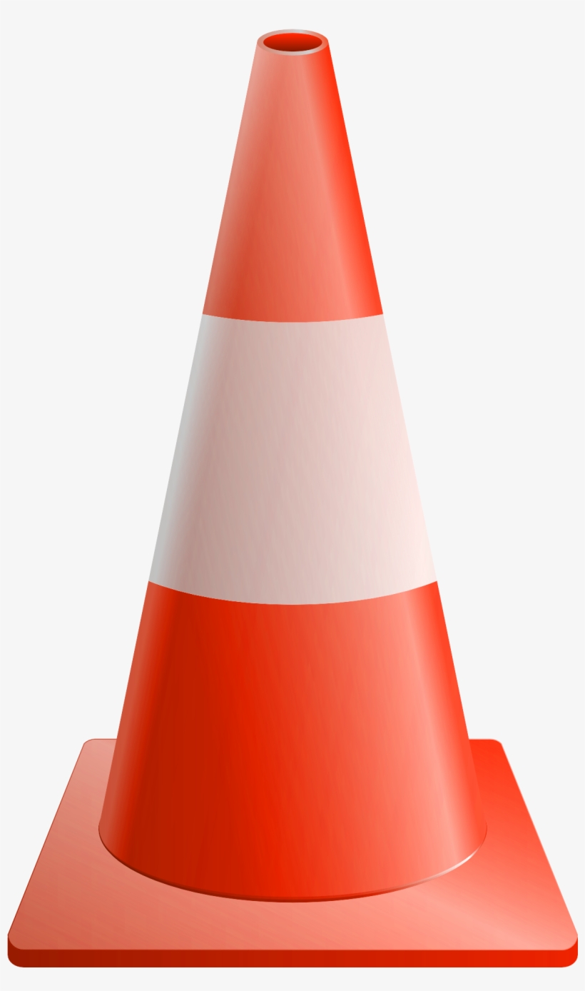 Cone Vector Png Transparent Image - Конус Дорожный 520мм Мягкий, transparent png