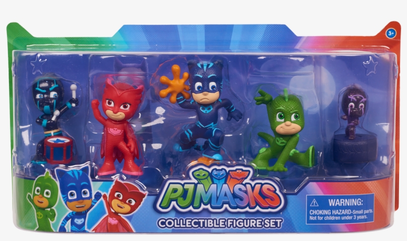 Pj Masks Figure Asst-5pk - Pj Mask Collectible Figure Set, transparent png