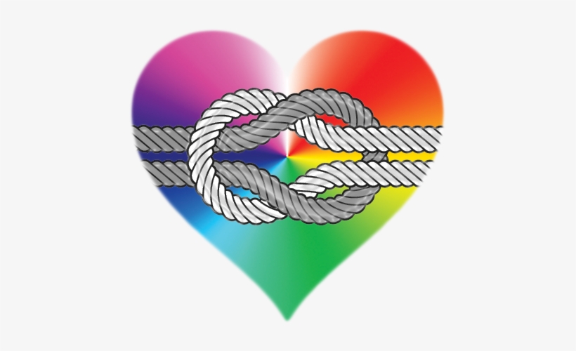 Square Knot Surrounded By Rainbow Heart - Replacement For Acer Aspire E5-491g Series Cpu Cooling, transparent png