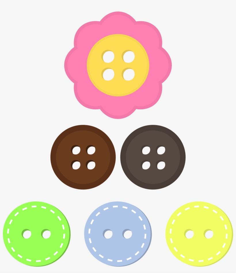 Button Clipart Clothes Button - Clothes Button Clipart Png, transparent png