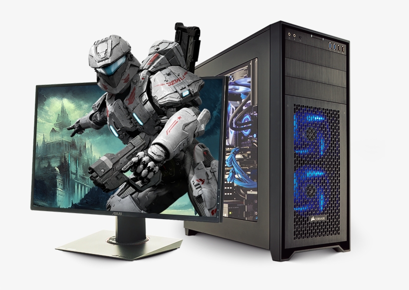 Gaming Computer Png Free Download - Gamer Pc Png, transparent png