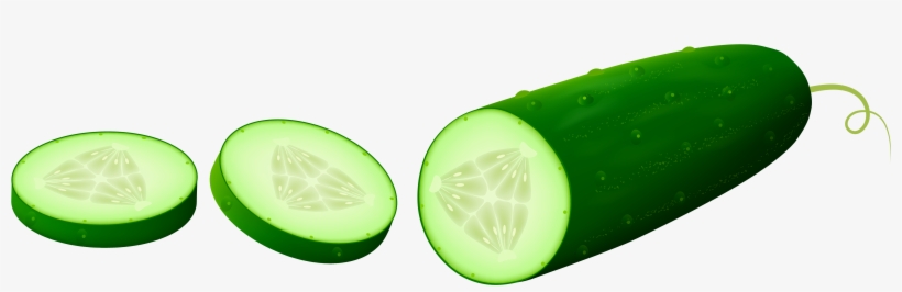 Png Free Library Transparent Sliced Cucamber Picture - Vegetables Clipart Transparent Background, transparent png
