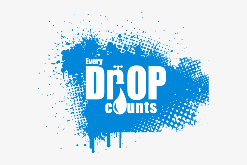 Save Water Png Clipart - Every Drop Counts Png, transparent png