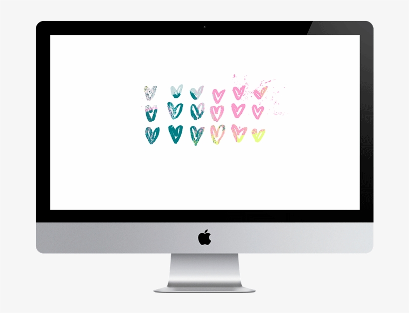 Corazones De Color - November Calendar Wallpaper 2017, transparent png