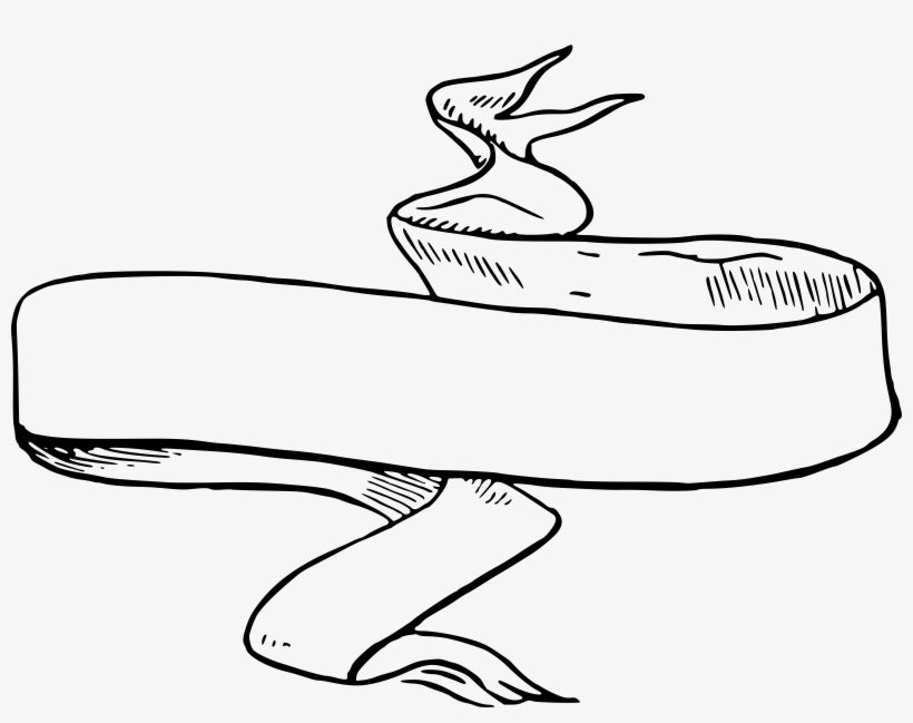 Banner 4 Icons Png - Banner Drawing Png, transparent png