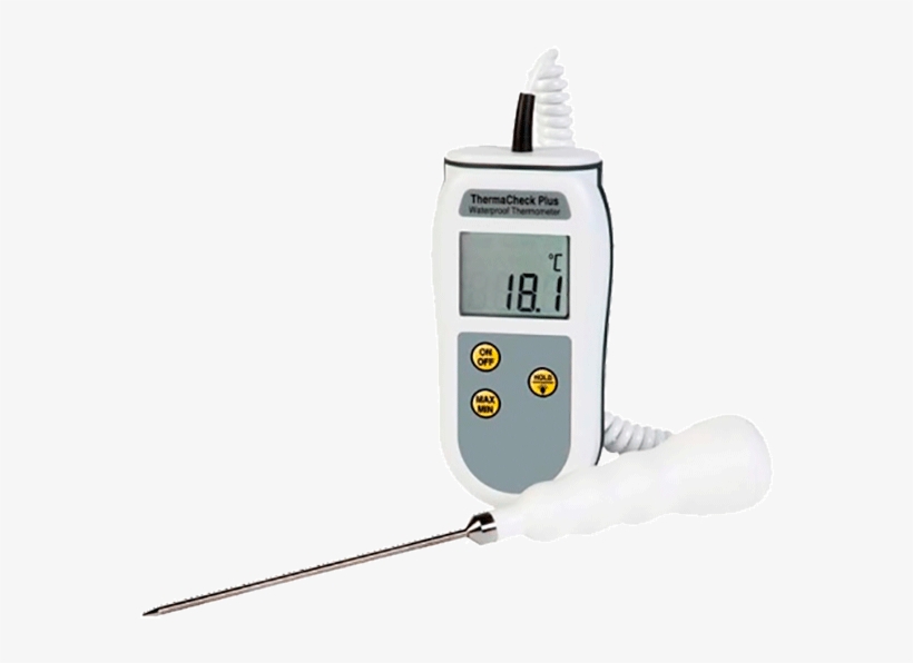 Termómetro Digital Impermeable Para Alimentación Thermacheck - Eti Thermacheck Plus Waterproof Thermometer And Probe, transparent png