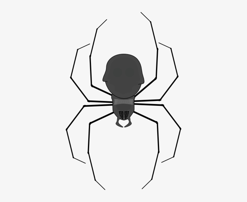 Hanging Spider Svg Clip Arts 384 X 592 Px - 384x592 PNG Download - PNGkit