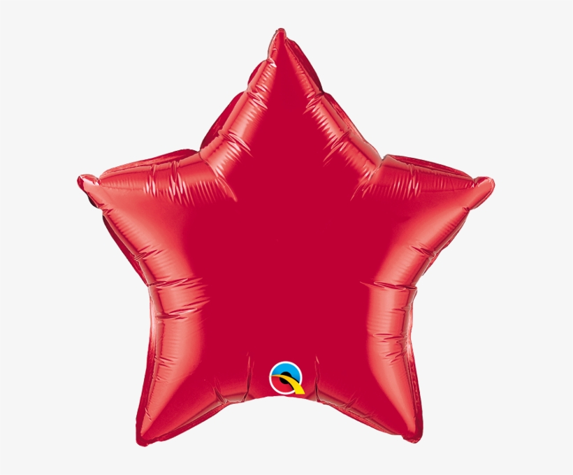 Qualatex Red Star Foil, transparent png