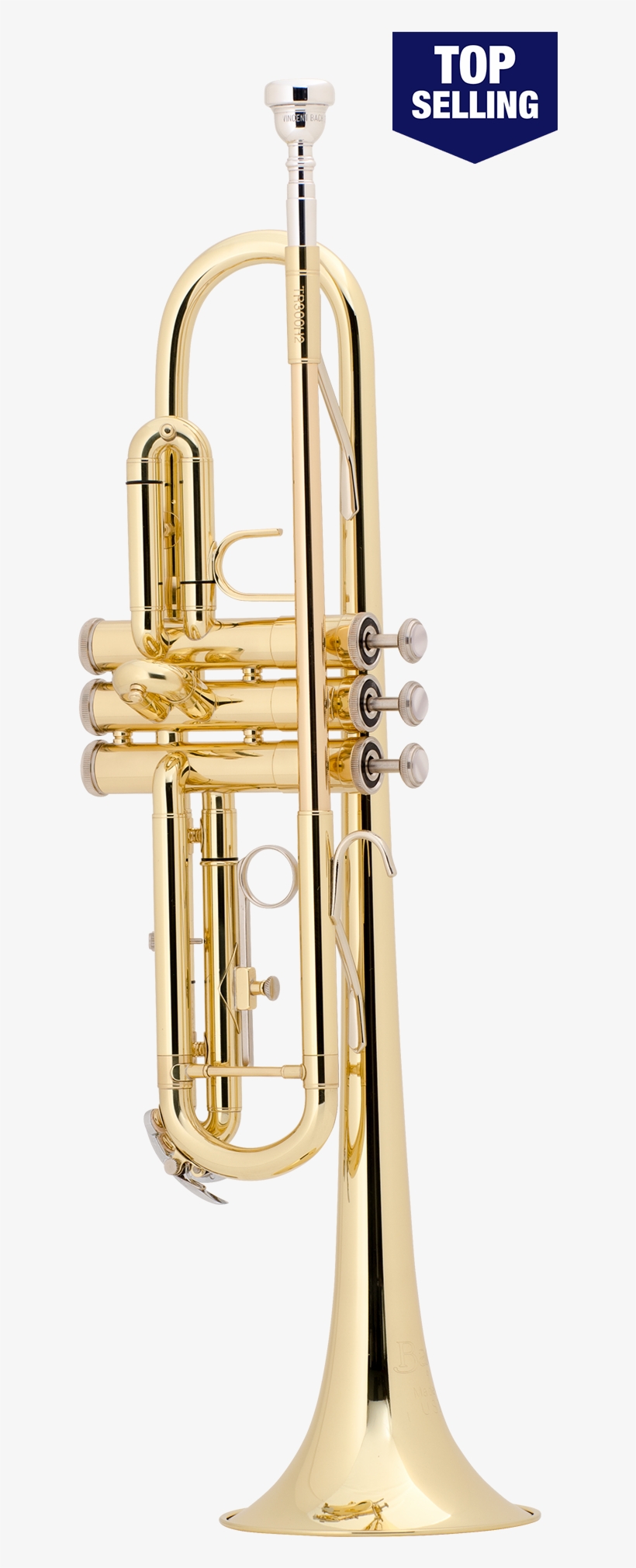 Tr Conn Selmer Inc Png Bach Trumpet Specifications - Bach Tr300h2 Student Model Bb Trumpet, transparent png