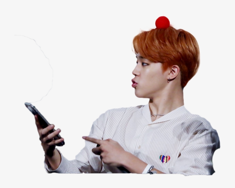 Png Jimin Hair Red, transparent png