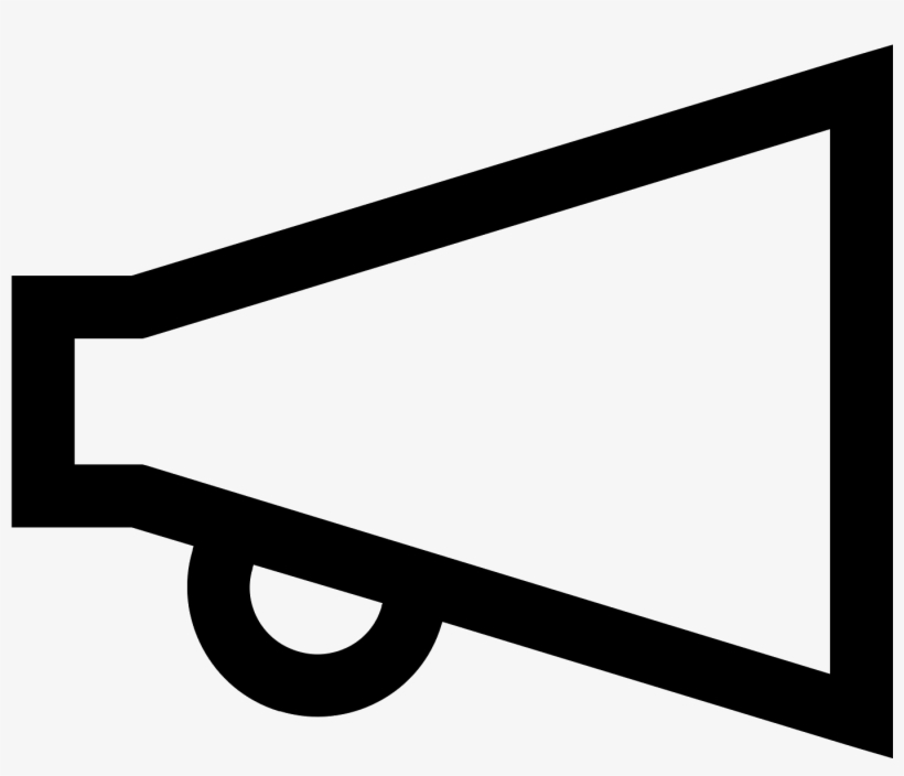 This Is An Icon Of A Megaphone - Icone Publicidade, transparent png