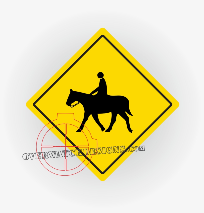Horse Crossing Decal - Noosa National Park, transparent png