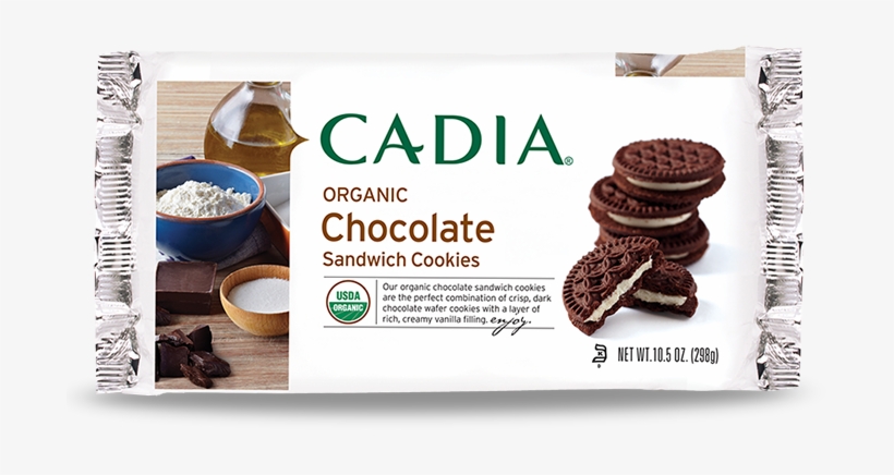 Cadia® Organic Chocolate Sandwich Cookies Are The Perfect - Cookies Organic Cadia, transparent png