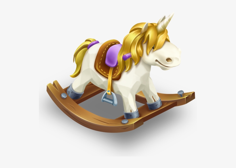 Rocking Unicorn - Wiki, transparent png