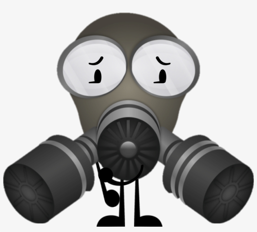 New Gas Mask Pose - Gas Mask Shower Curtain, transparent png
