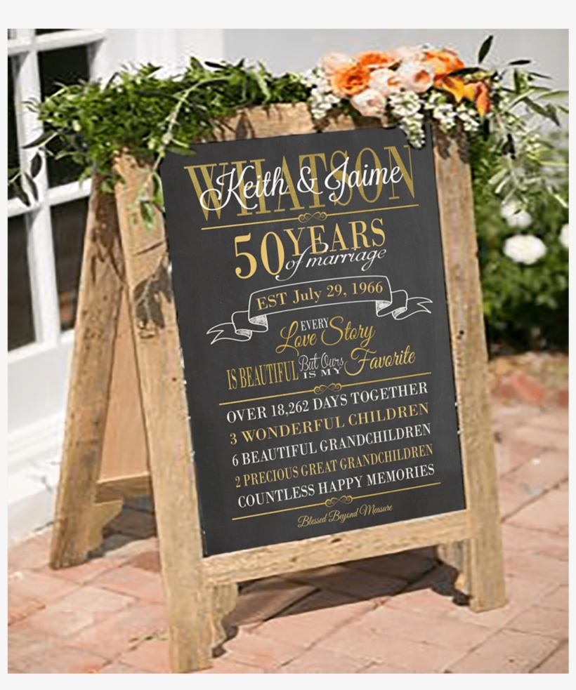 Our Love Story, Wedding Sign, Anniversary Chalkboard - Anniversary Chalkboard, transparent png