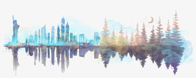 Skyline, transparent png