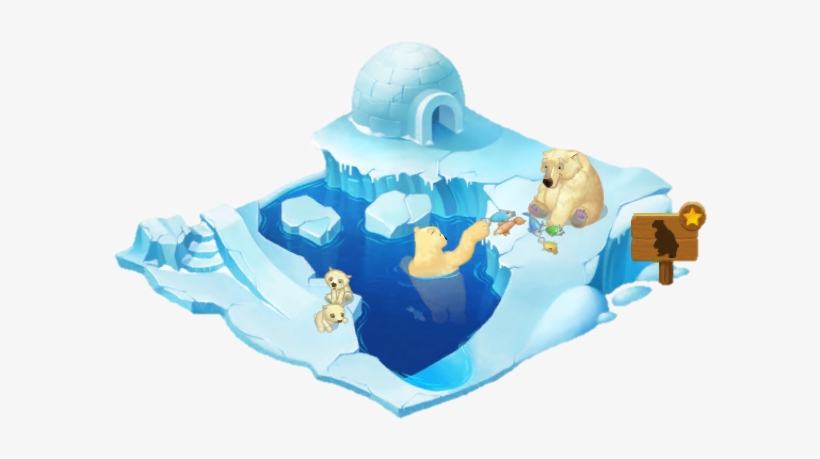 Polar Bear Enclosure, transparent png