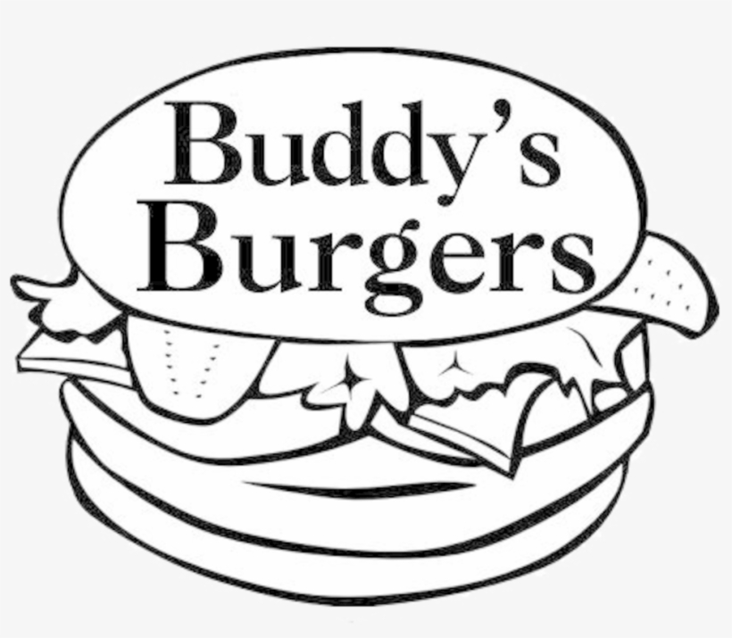 Free Cheeseburger Drawing Geometric - Food Clipart Black And White Png, transparent png