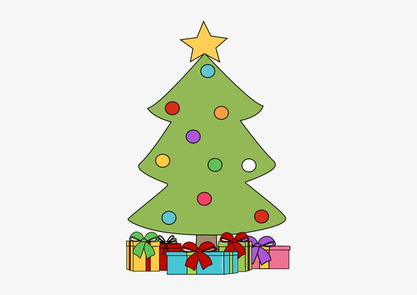 Christmas Tree With Presents Clipart Christmas Tree And Presents Clip