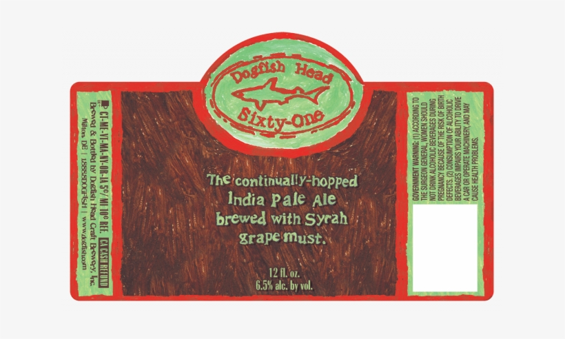 Dogfish - Dogfish Head Sixty One, transparent png